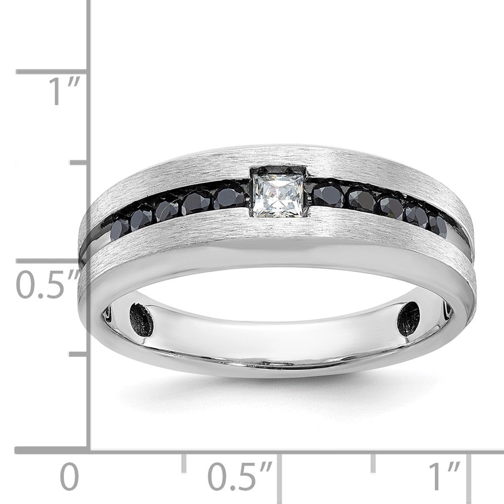 10K Yellow Gold Ibgoodman Men'S Polished And Brushed Diamond Ring Mounting