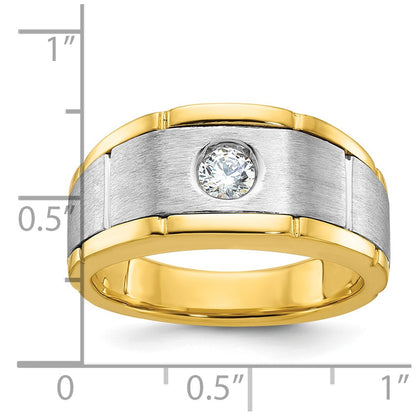 10K Two-Tone Two-Tone Fancy Ring Mounting