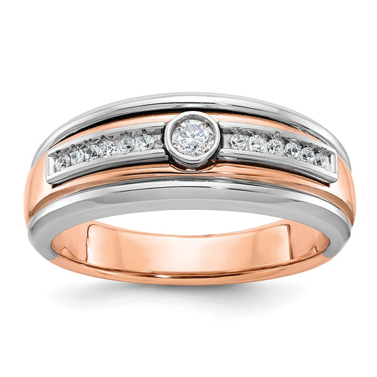 10K Two-Tone Two-Tone Fancy Ring Mounting