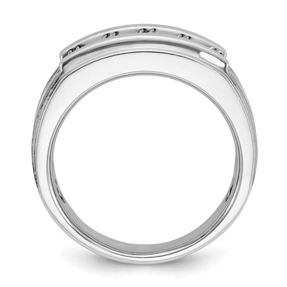 14k White Gold 1 Ct. Lab Grown Diamond VS/SI+ G+ Men's Ring