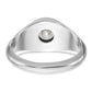 14k White Gold 1 Ct. Lab Grown Diamond VS/SI+ G+ Round Men's Ring