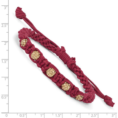 Fashion Swarovski Crystal Macrame Bracelet