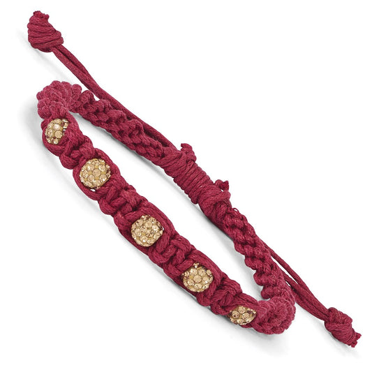 Fashion Swarovski Crystal Macrame Bracelet