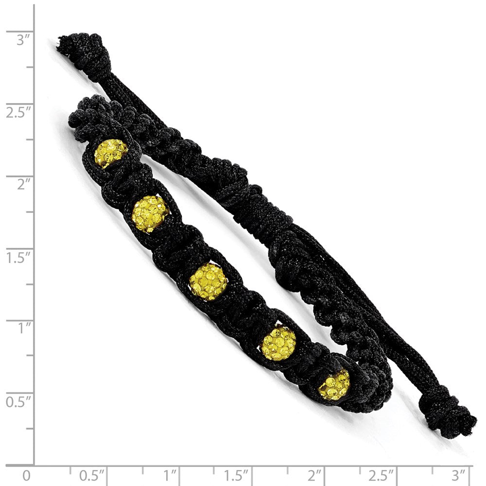 Fashion Swarovski Crystal & Macrame Bracelet