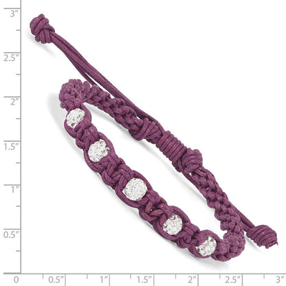 Fashion Swarovski Crystal Macrame Bracelet