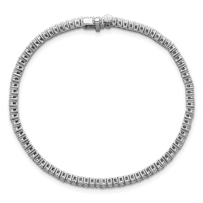 14k White Gold 2 Ct. Lab Grown Diamond VS/SI+ G+ Tennis Bracelet