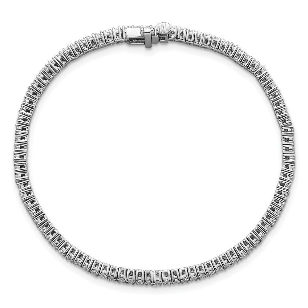 14k White Gold 2 Ct. Lab Grown Diamond VS/SI+ G+ Tennis Bracelet