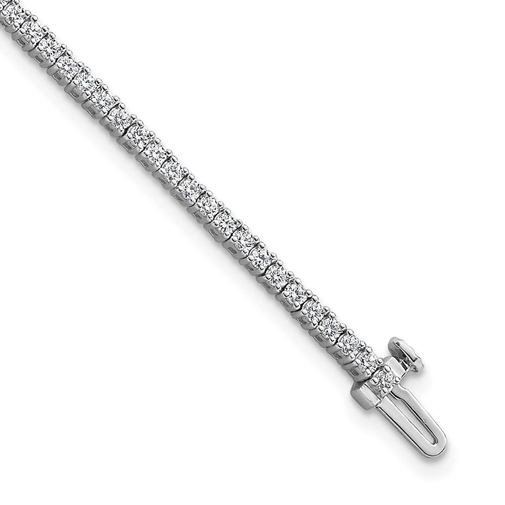 14k White Gold 2 Ct. Lab Grown Diamond VS/SI+ G+ Tennis Bracelet