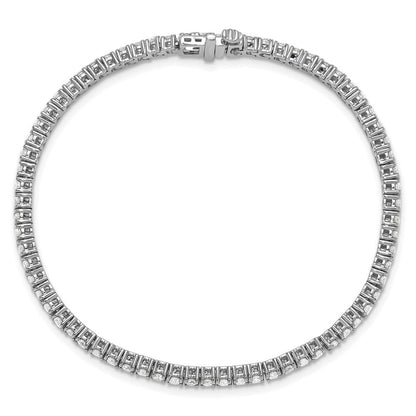 14k White Gold 3 Ct. Lab Grown Diamond VS/SI+ G+ Tennis Bracelet 7 Inch