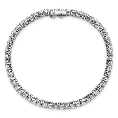 14k White Gold 5 Ct. Lab Grown Diamond VS/SI+ G+ Tennis Bracelet