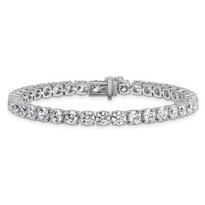 14k White Gold 14 Ct. Lab Grown Diamond VS/SI+ G+ Tennis Bracelet