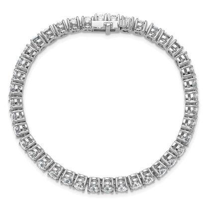 14k White Gold 14 Ct. Lab Grown Diamond VS/SI+ G+ Tennis Bracelet