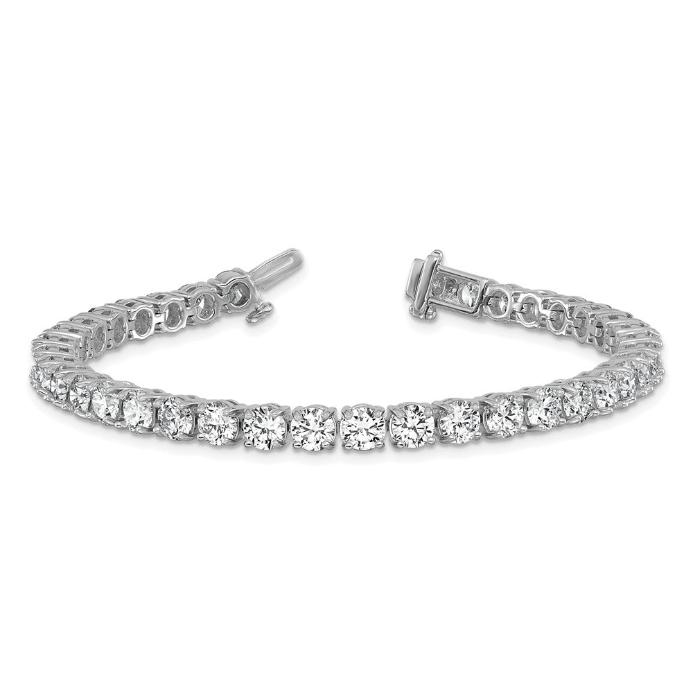 14k White Gold 14 Ct. Lab Grown Diamond VS/SI+ G+ Tennis Bracelet