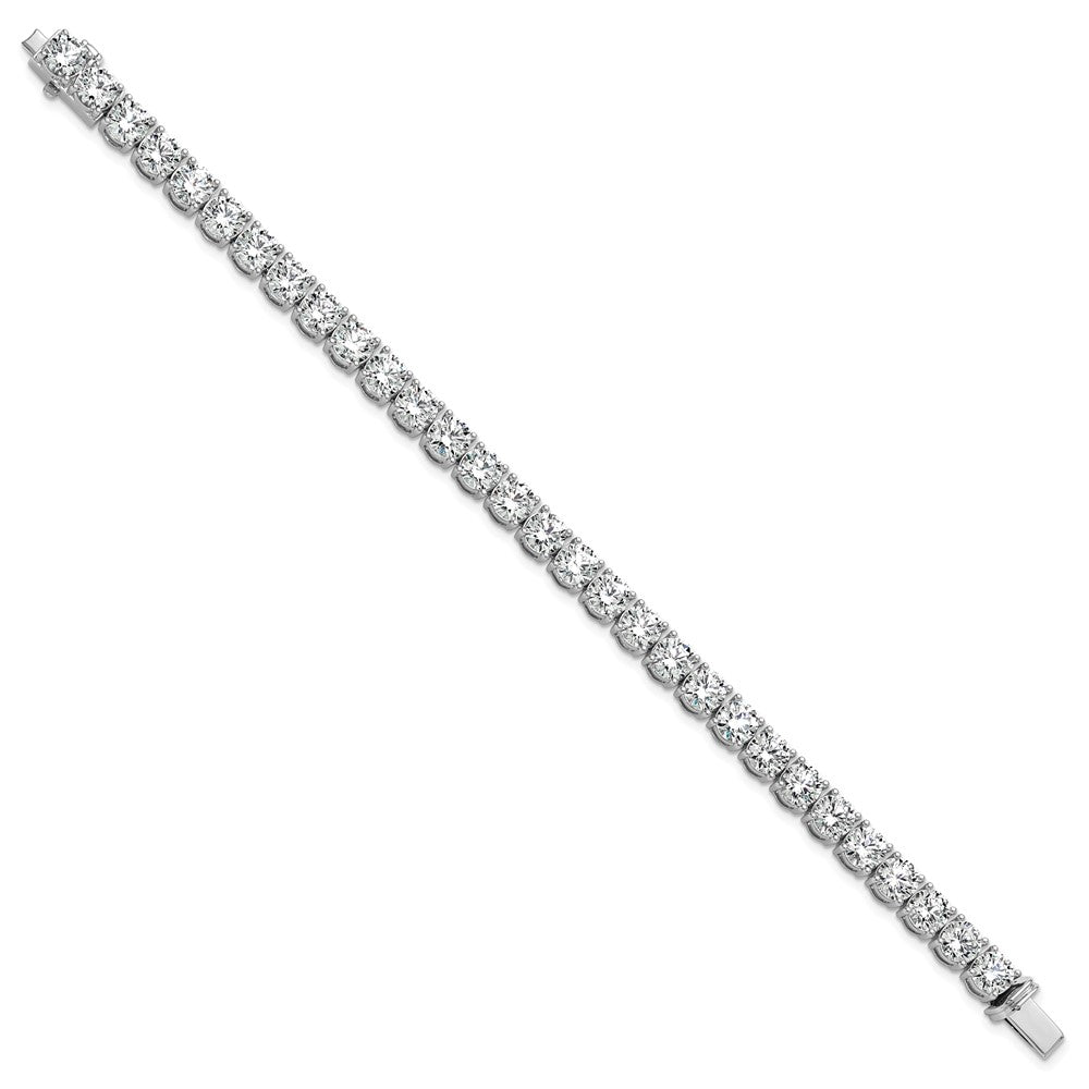 14k White Gold 22 1/2 Ct. Lab Grown Diamond VS/SI+ G+ Tennis Bracelet