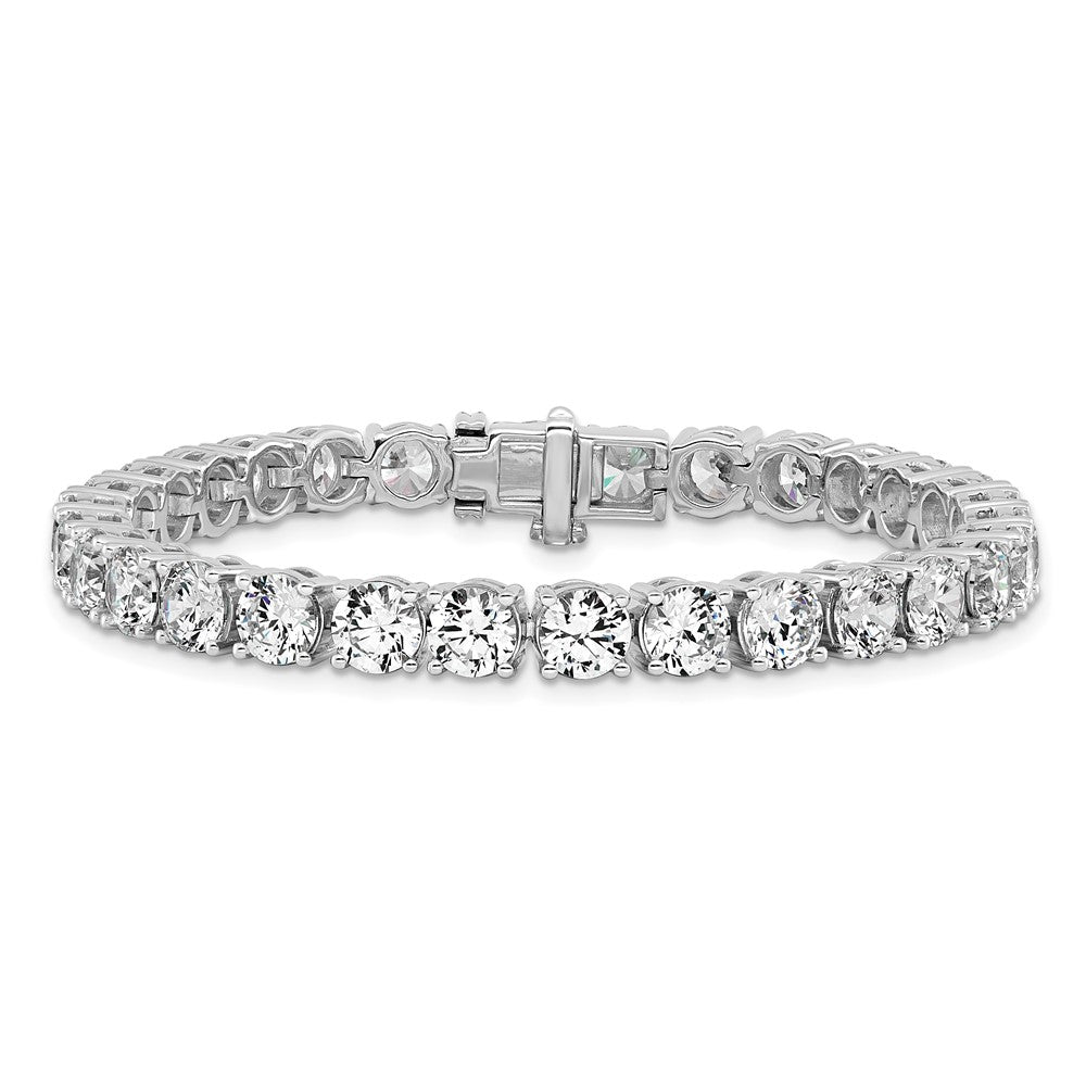 14k White Gold 22 1/2 Ct. Lab Grown Diamond VS/SI+ G+ Tennis Bracelet