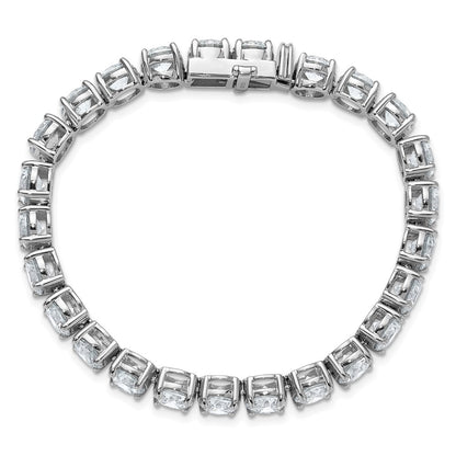 14k White Gold 25 Ct. Lab Grown Diamond VS/SI+ G+ Tennis Bracelet