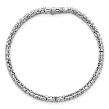 14K White Gold Certified Lab Grown Diamond Vs Def Princess Tennis Bracelet