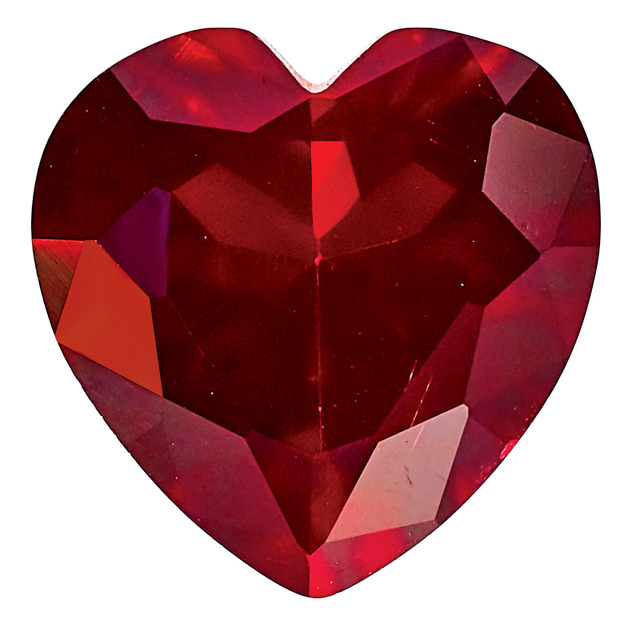 Gemstone Nano Crystal 5mm Heart January Birthstone