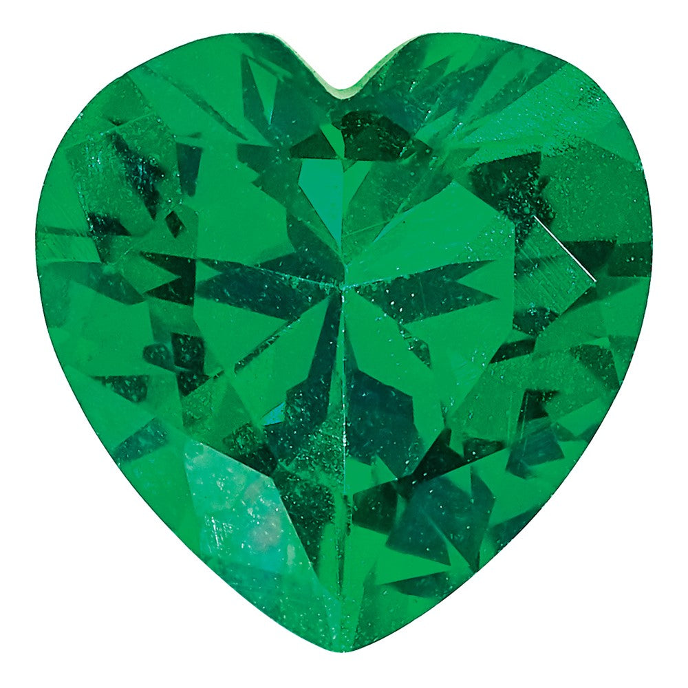 Gemstone Nano Crystal 5mm Heart May Birthstone