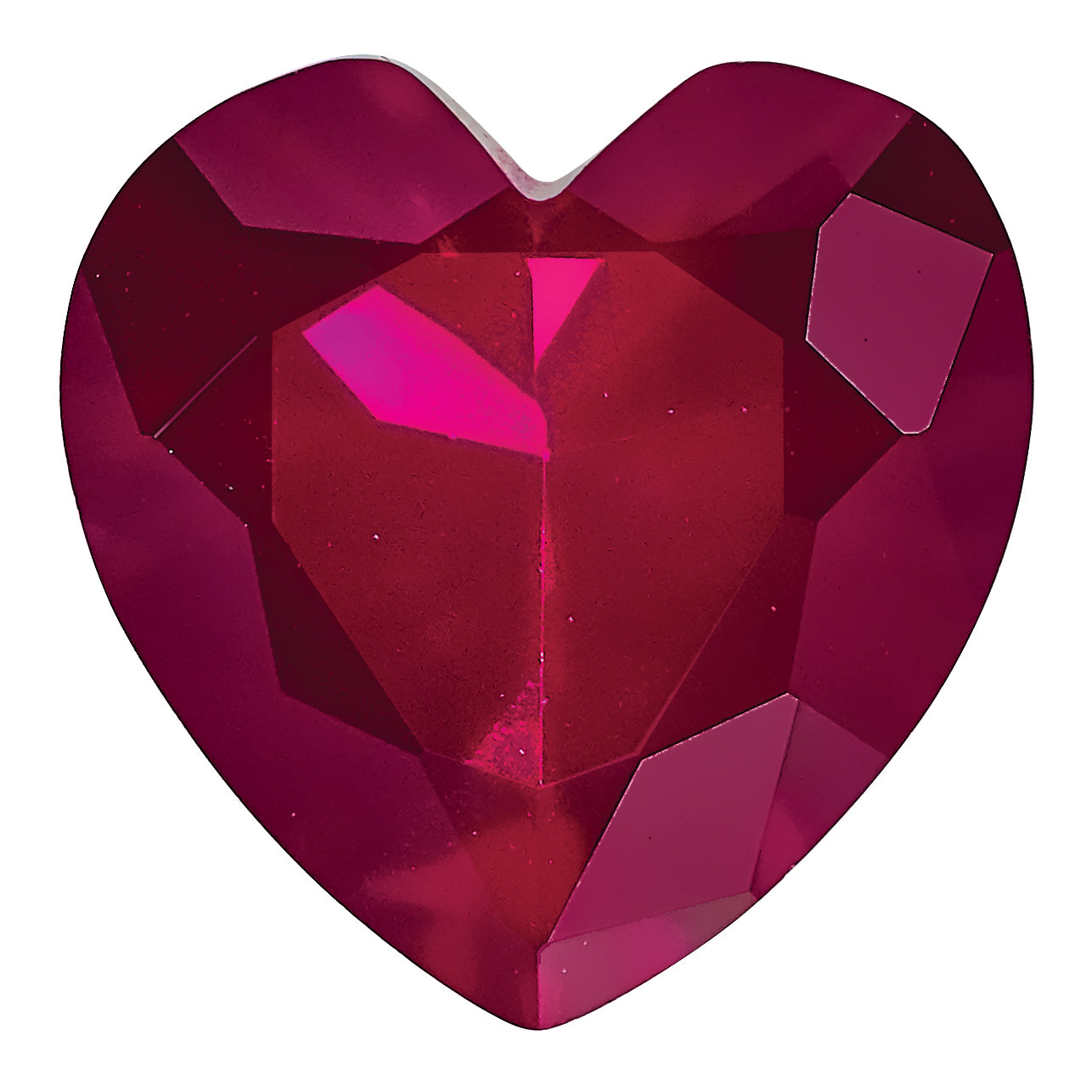 Gemstone Nano Crystal 5mm Heart July Birthstone