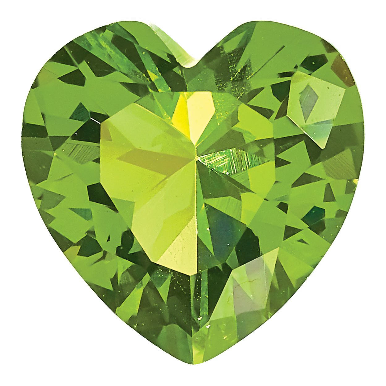 Gemstone Nano Crystal 5mm Heart August Birthstone