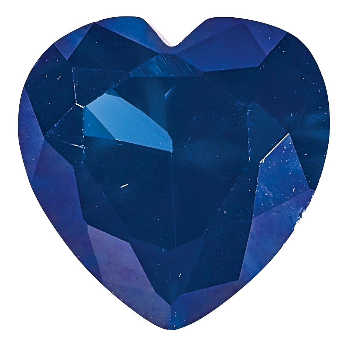 Gemstone Nano Crystal 5mm Heart September Birthstone