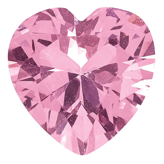 Gemstone Nano Crystal 5mm Heart October Birthstone