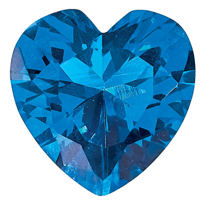 Gemstone Nano Crystal 5mm Heart December Birthstone