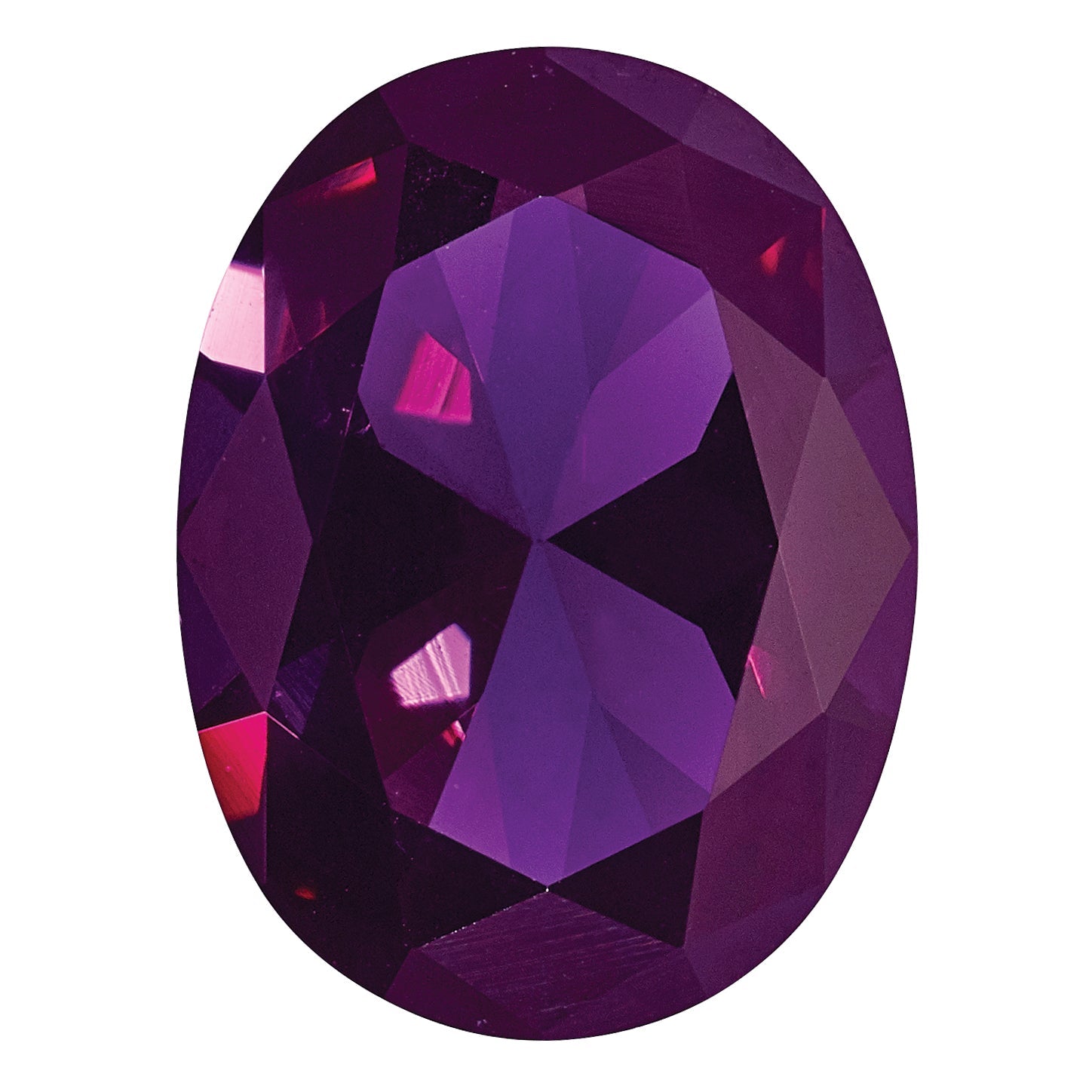 Gemstone Nano Crystal 5X3mm Oval February Birthstone