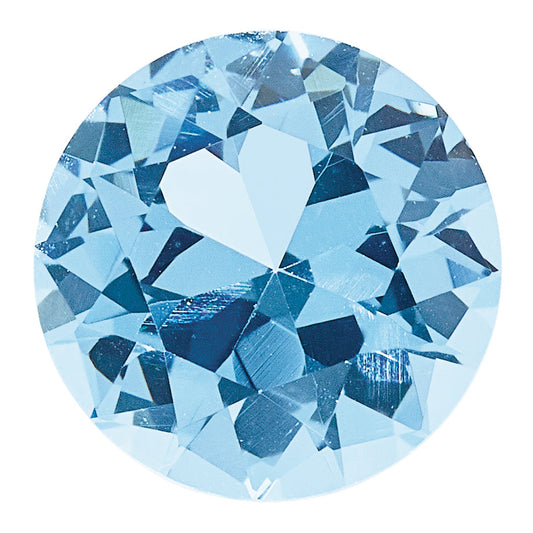 Gemstone Nano Crystal 3mm Round March Birthstone