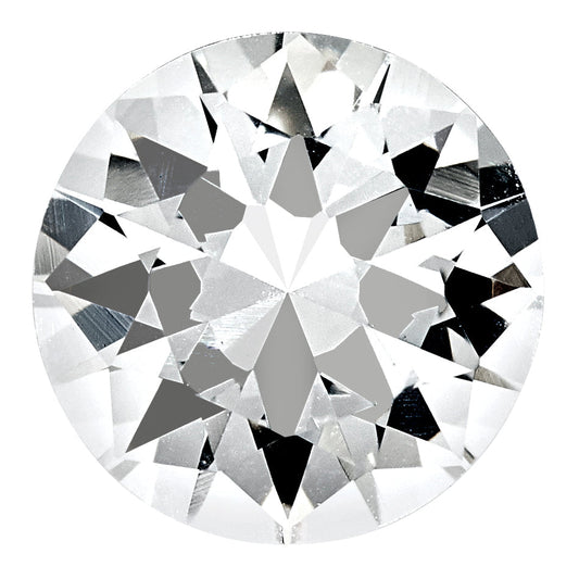 Gemstone Nano Crystal 3mm Round April Birthstone