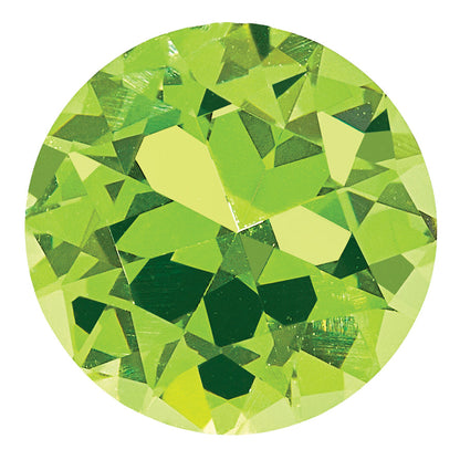 Gemstone Nano Crystal 2.75mm Round August Birthstone