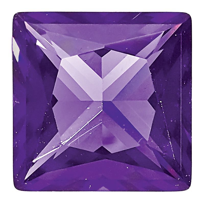 Gemstone Nano Crystal 4mm Princess February Birthstone