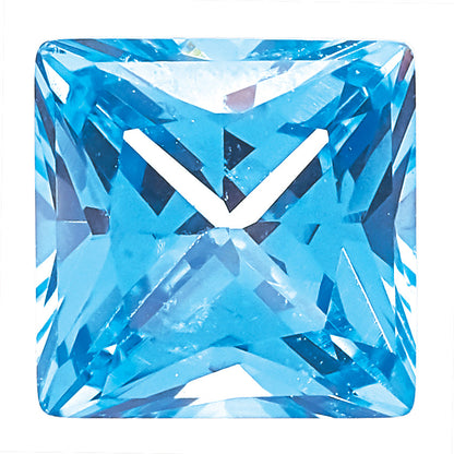 Gemstone Nano Crystal 4mm Princess March Birthstone