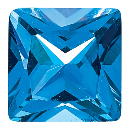 Gemstone Nano Crystal 4mm Princess December Birthstone