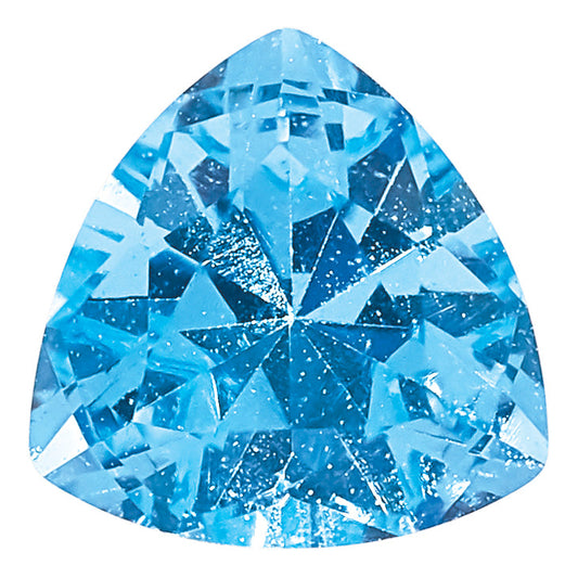 Gemstone Nano Crystal 4mm Trillion March Birthstone