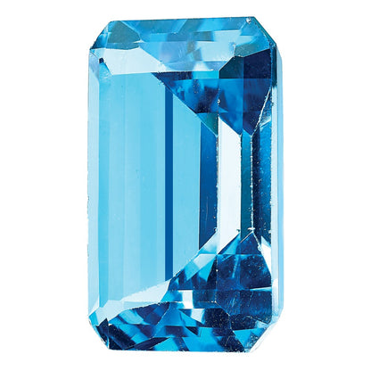 Gemstone Swiss Blue Topaz Aa Quality 5X3mm Emerald Cut
