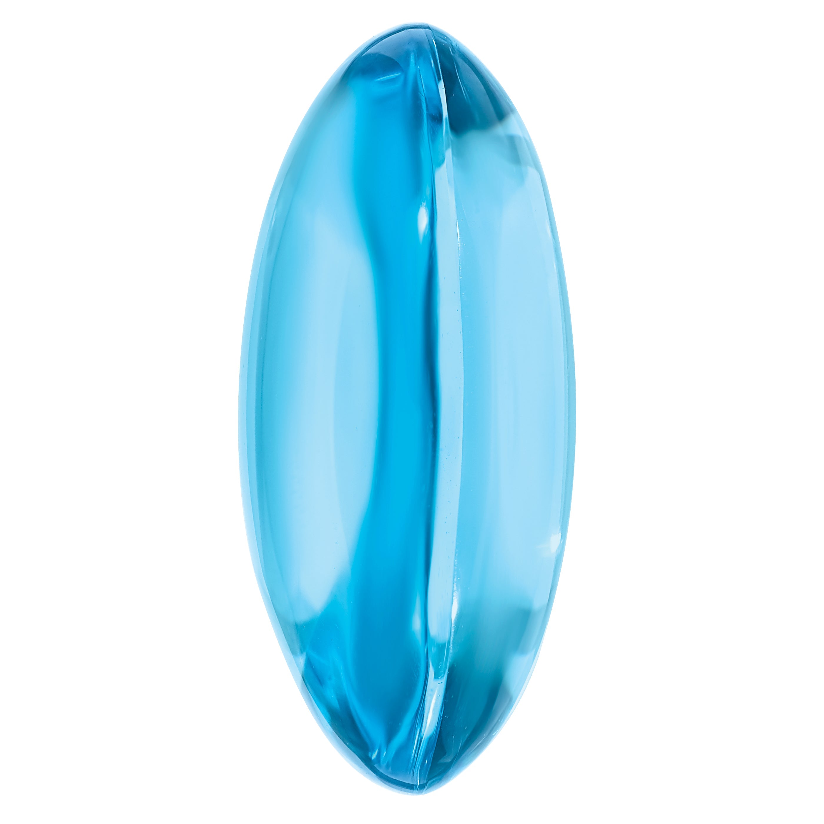 Gemstone Swiss Blue Topaz Aa Quality 16X12mm Oval Double Cabochon