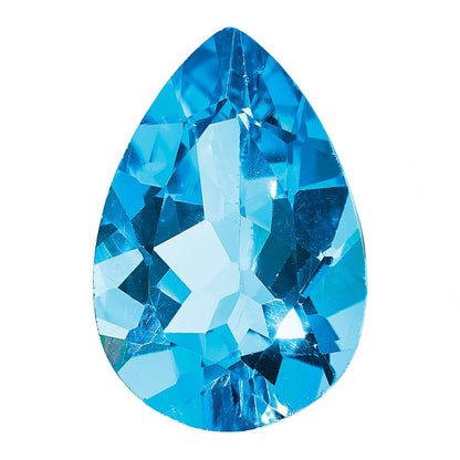 Gemstone Swiss Blue Topaz Aa Quality 6X4mm Pear