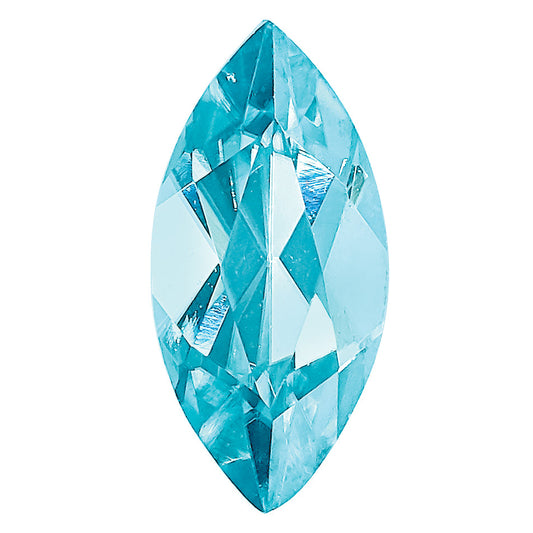 Gemstone Blue Zircon Aa Quality 6X3mm Marquise