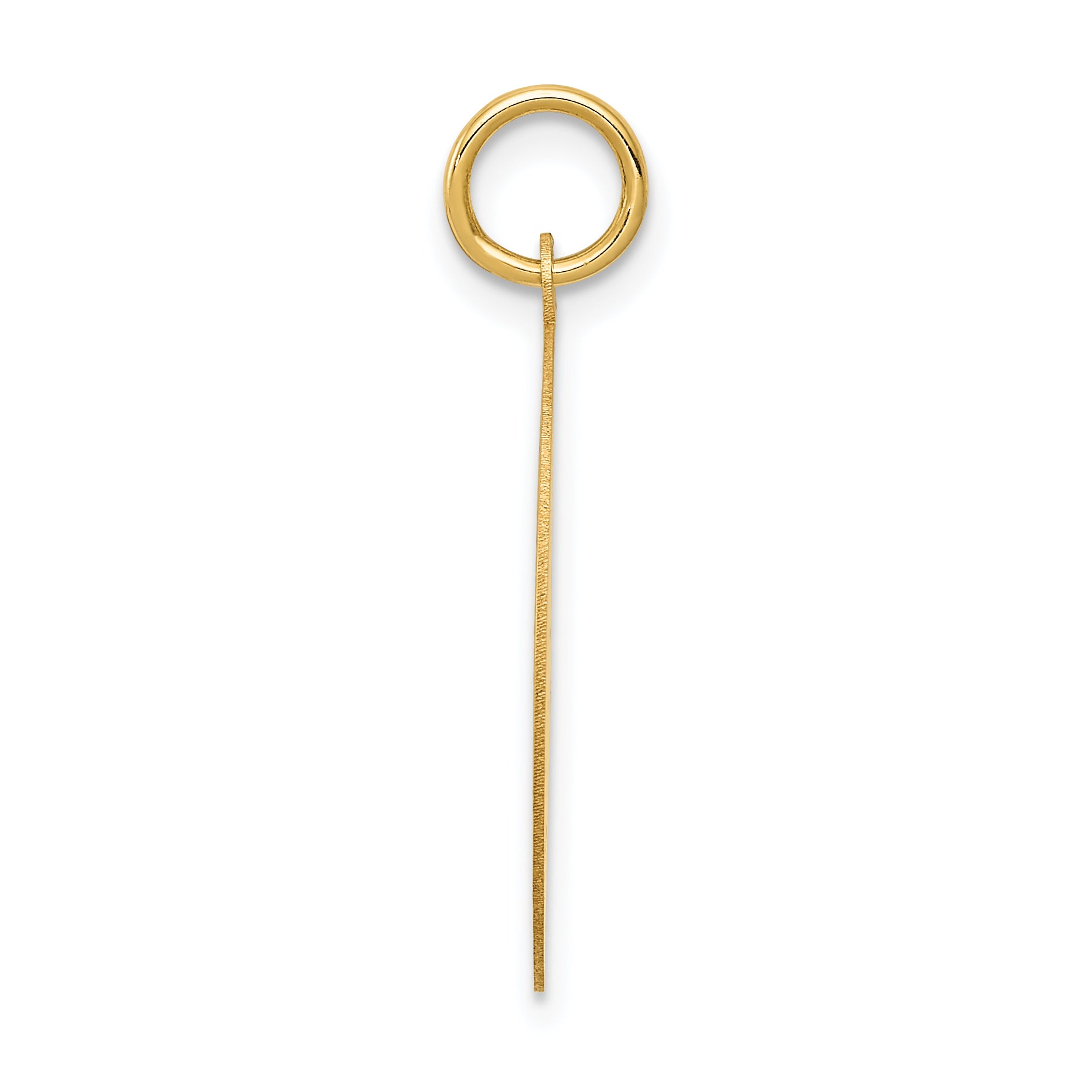 14K Yellow Gold Wrestling Disc Charm