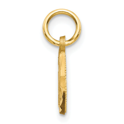 14K Yellow Gold Praying Hands Charm