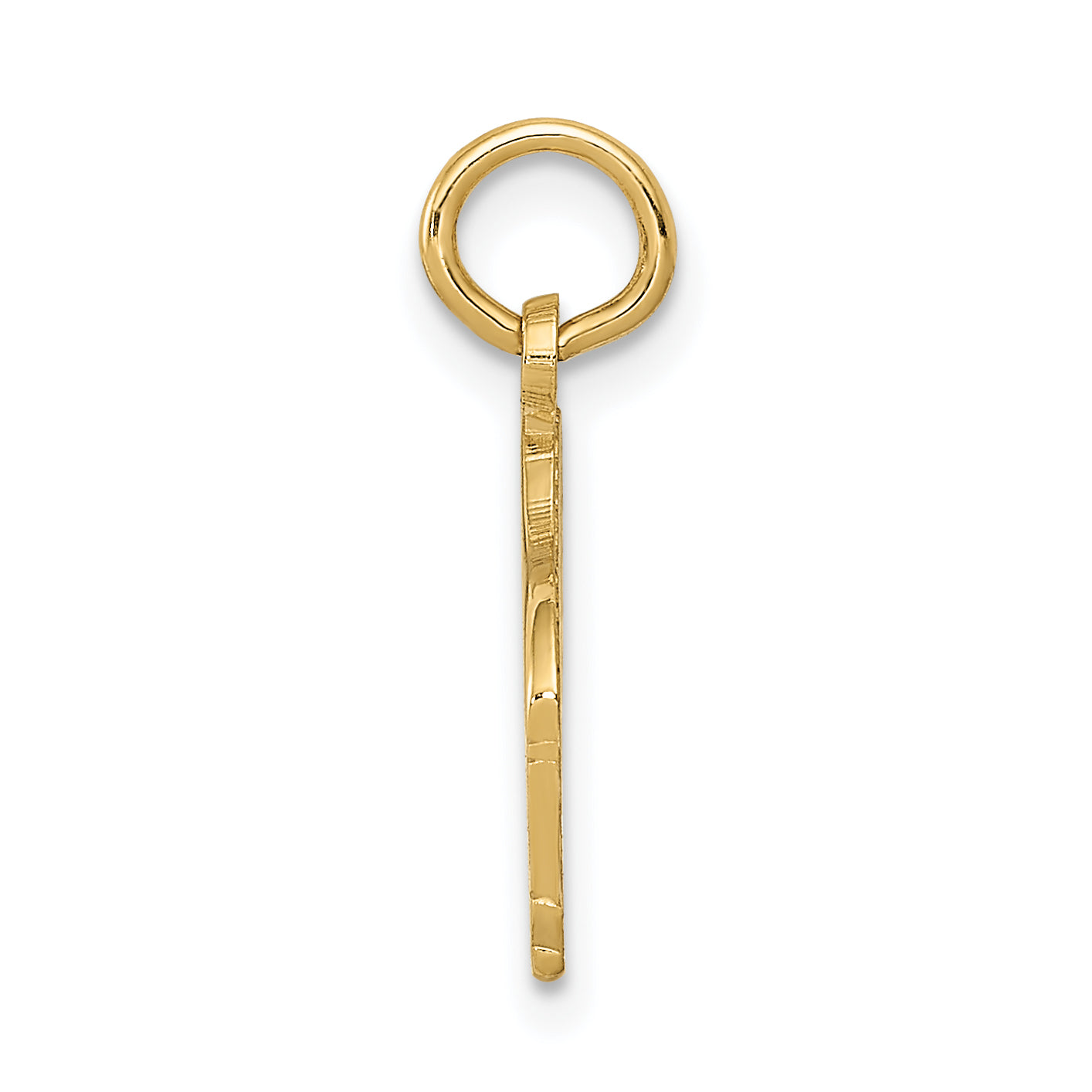 14K Yellow Gold Piano Charm