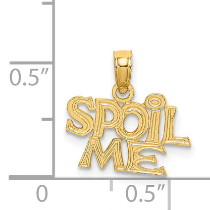 14K Yellow Gold Spoil Me Charm