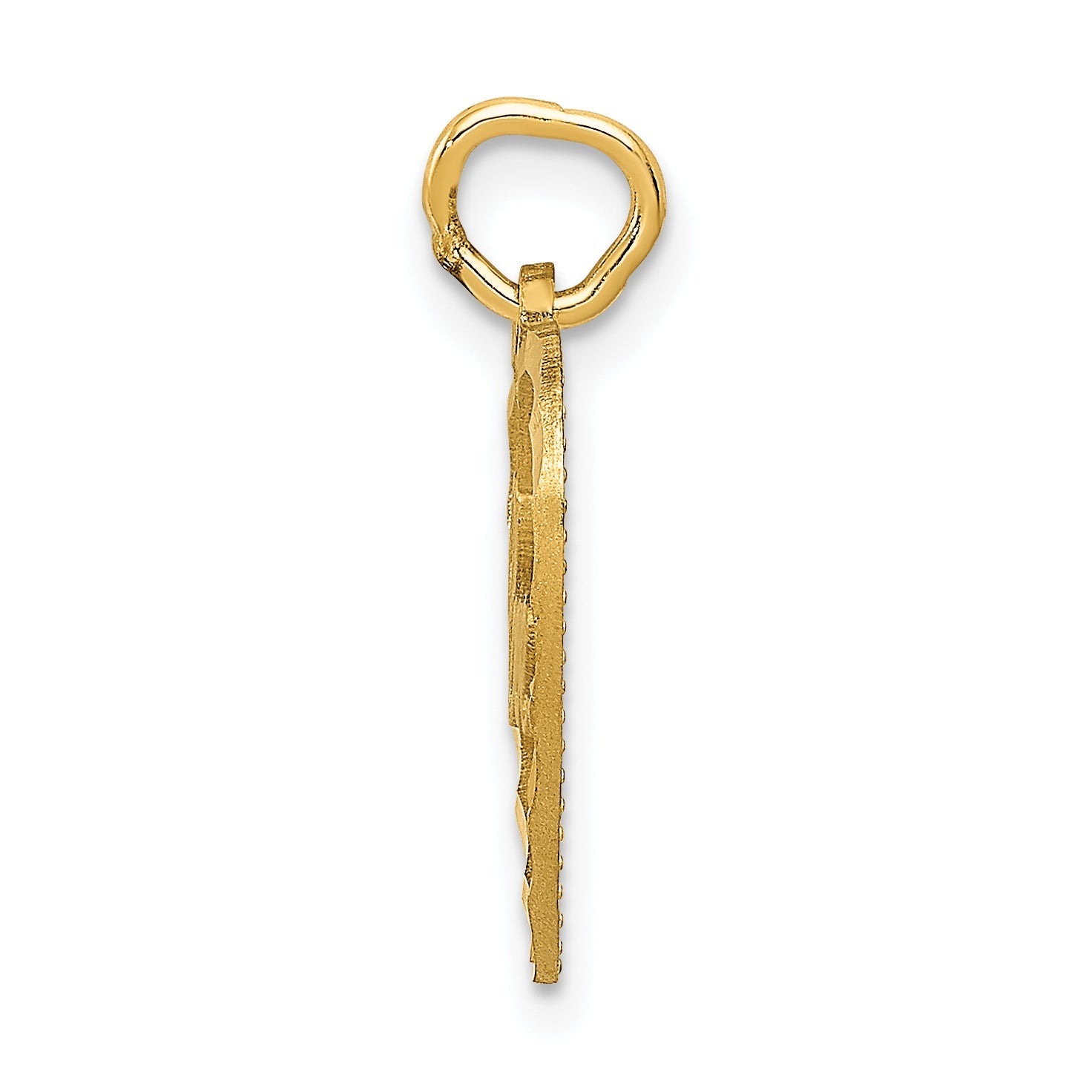 14K Yellow Gold P.S. I Love You Charm