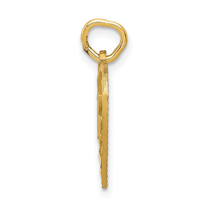 14K Yellow Gold P.S. I Love You Charm