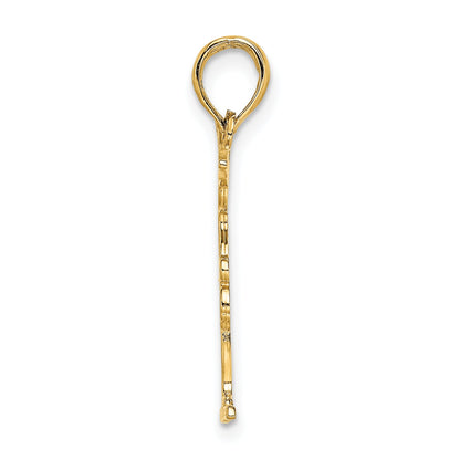 14K Yellow Gold Gymnastics Floor Charm