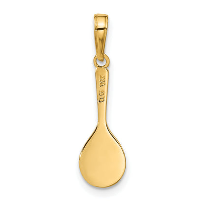 14K Yellow Gold Tennis Racquet And Ball Charm