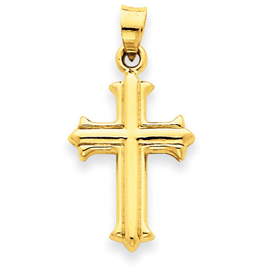 14K Yellow Gold Cross Pendant