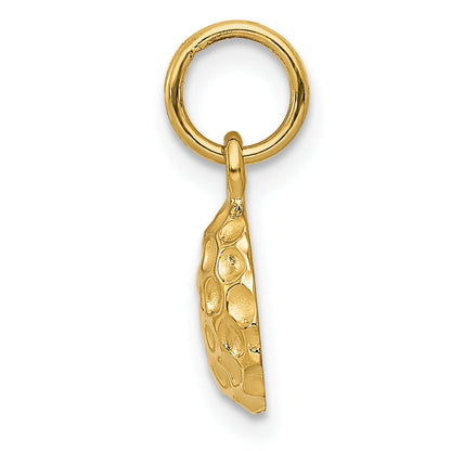 14K Yellow Gold Golf Ball Charm
